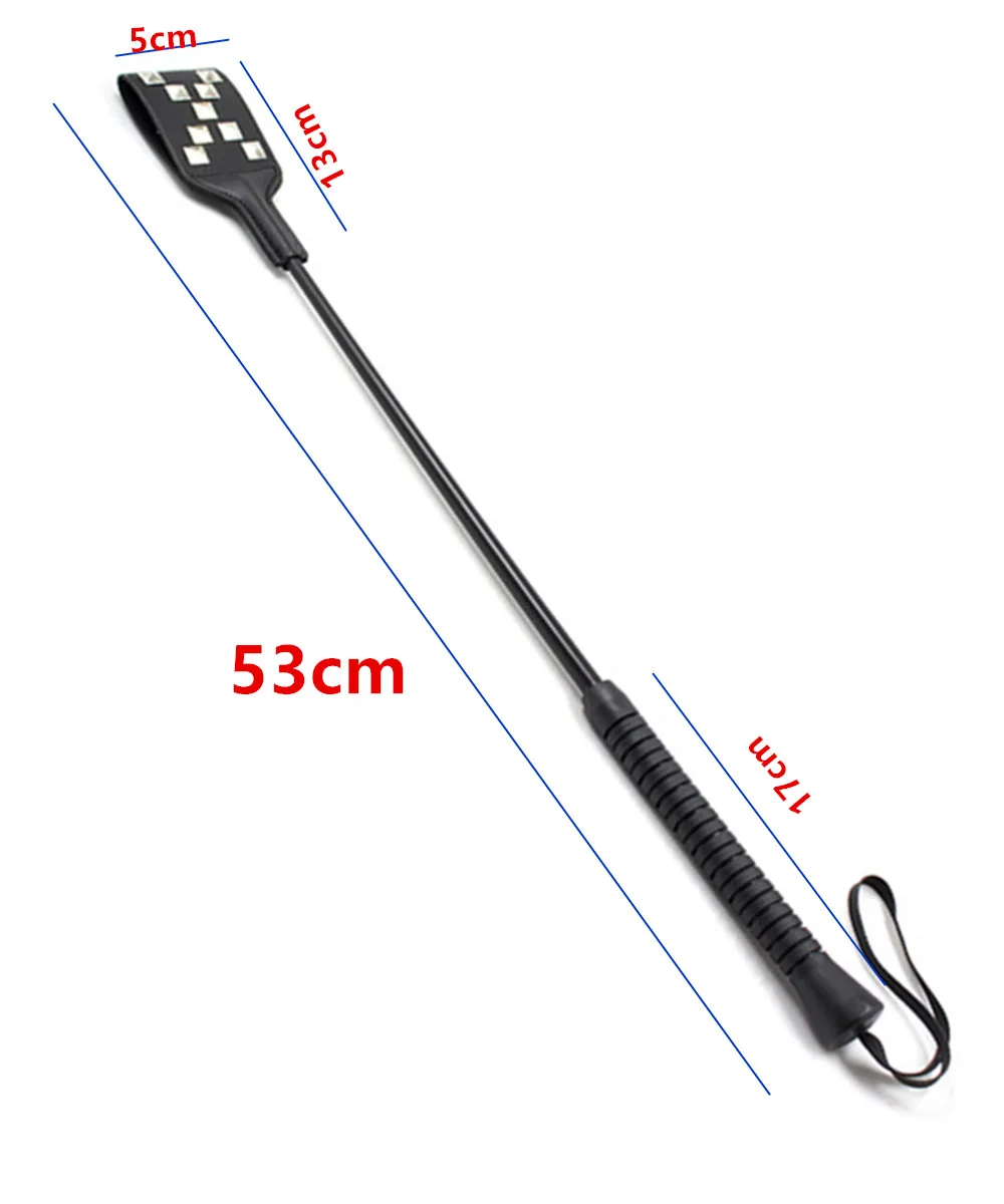 53 см БДСМ фетиш пикантные длинные из искусственной кожи Кнутами flogger Ass порка Paddle
