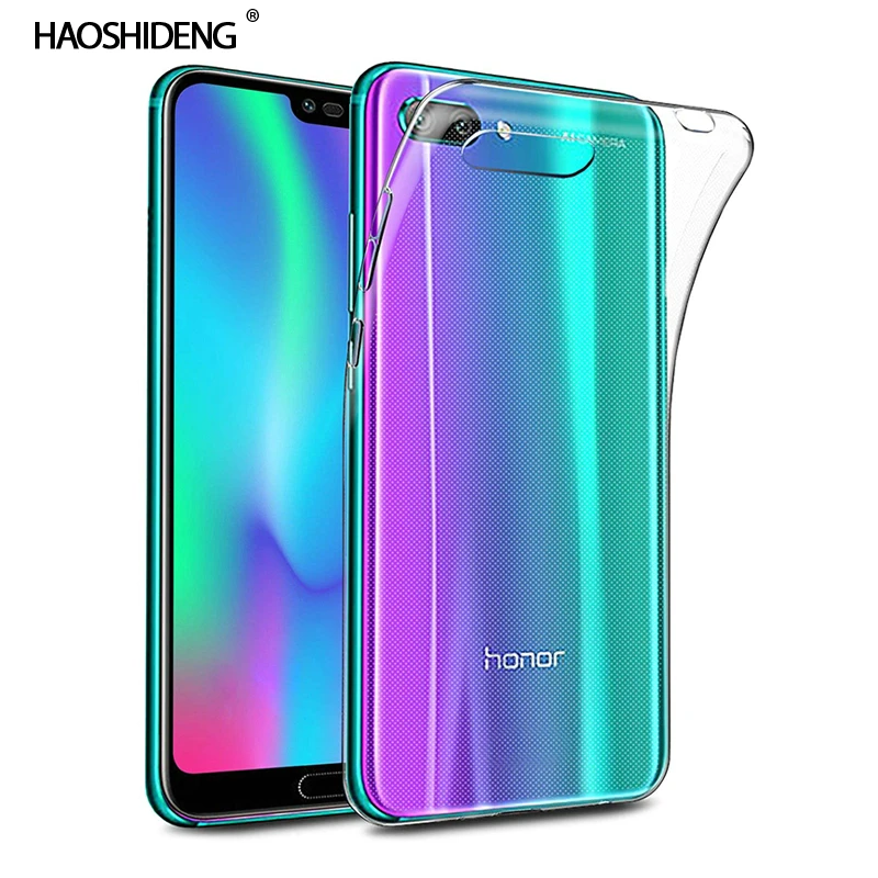Чехол для huawei Honor 10 TPU Силиконовый прочный прозрачный мягкий чехол защитный на