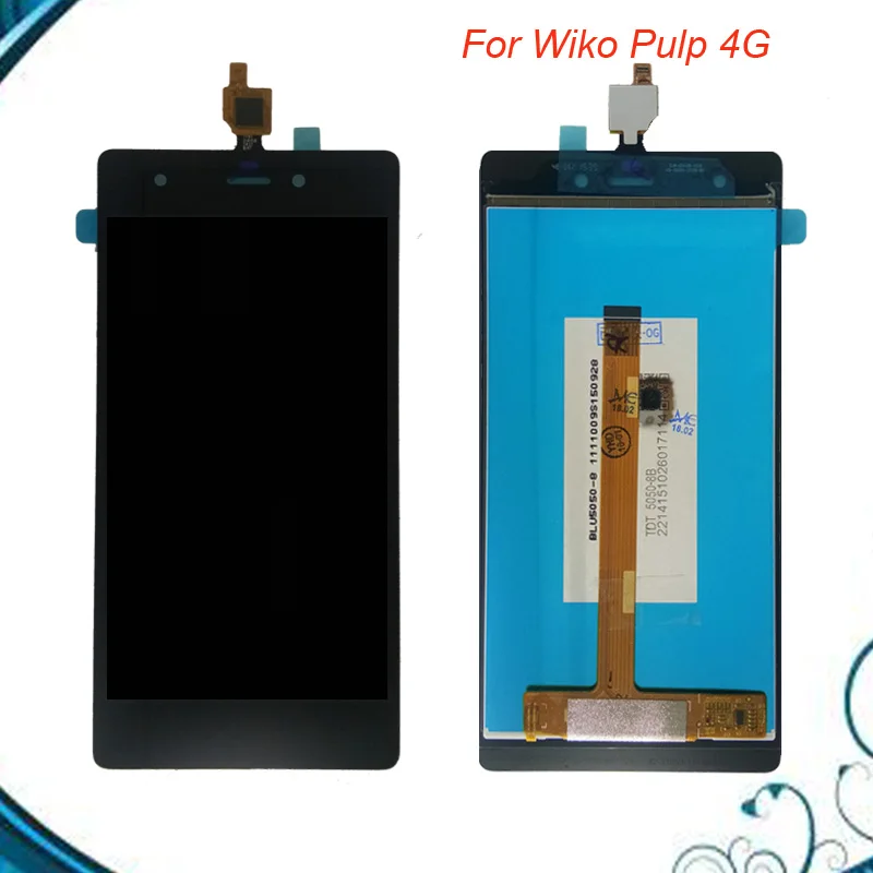 100% протестирован на ЖК-дисплей Wiko Pulp 4G + фотоэлемент для Бесплатная доставка |