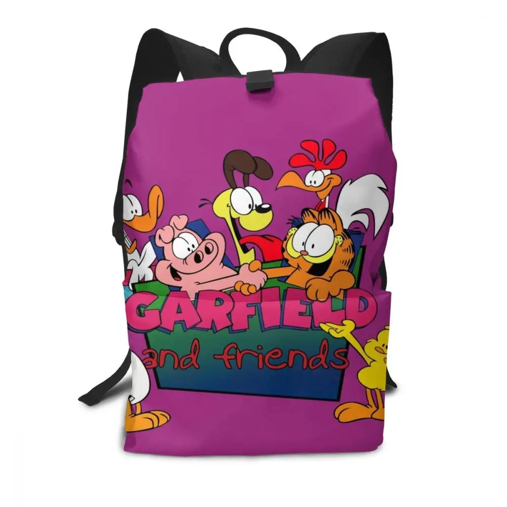 Рюкзак с гарфилдом классические Юмористические рюкзаки Garfield модная сумка узором