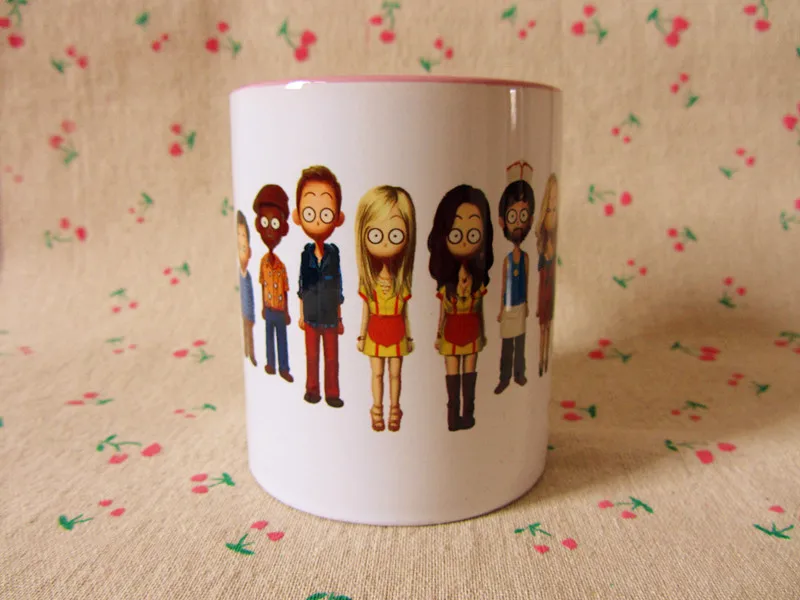 Новая Качественная керамическая кофейная кружка с персонажами из мультфильмов