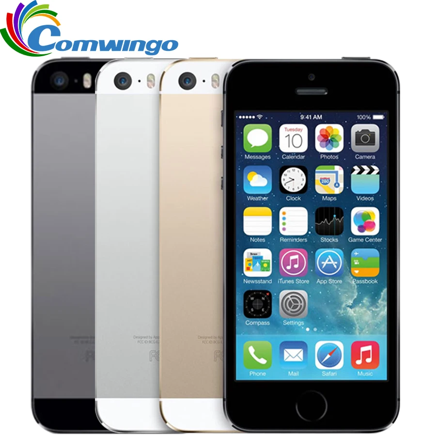 Оригинальный разблокированный сотовый телефон Apple iphone 5S 16 ГБ/32 Гб ПЗУ IOS 5s белый