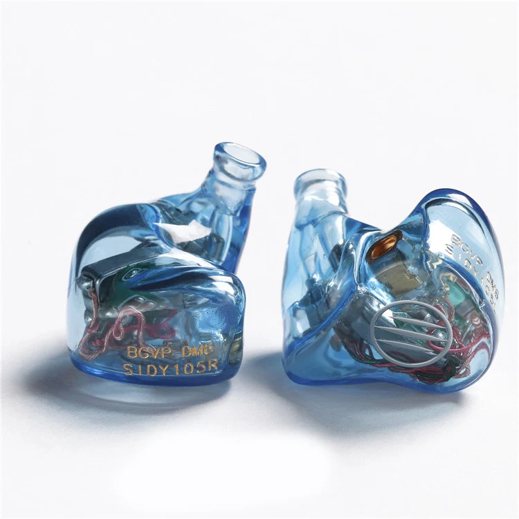 Marine blue BGVP DM6 Hi-res 5BA сбалансированные арматурные драйверы наушник IEM 3D принт HiFi наушники контролировать наушники индивидуальные ручной работы IEM - Цвет: Marine blue