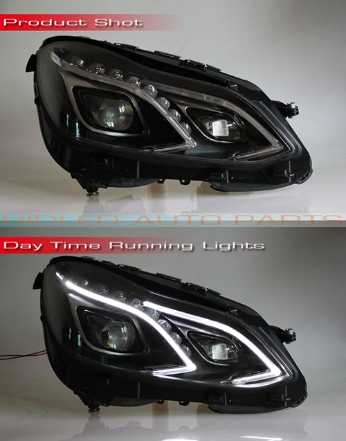 1 комплект полноразсветодиодный ных светодиодных фар в сборе для Mercedes Benz W212 E class
