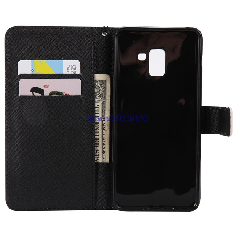 Чехол с откидной крышкой для samsung Galaxy J6 J600 SM-J600 SM-J600F J600F J600F/DS SM-J600FN/DS для samsung Galaxy J4 кожаный чехол