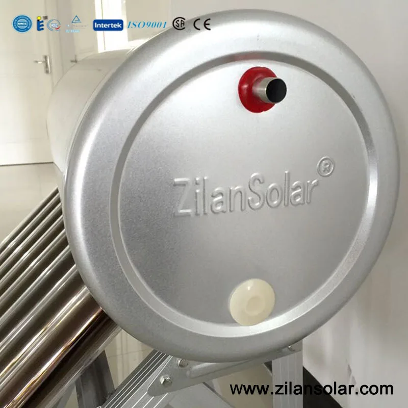 Горячая распродажа 40 liters оцинкованная сталь мини солнечный водонагреватель с 2