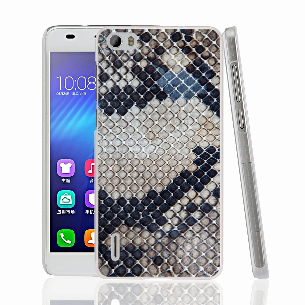 HAMEINUO кожаный чехол для сотового телефона со змеиным чехлом huawei honor 3C 4A 4X 4C 5X 6 7 8 Y3 Y5