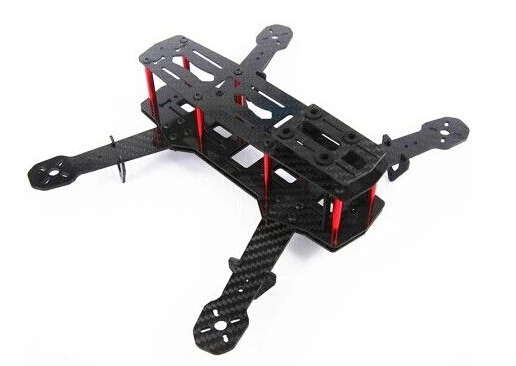 250 Мини FPV карбоновый Квадрокоптер рама комбинированный комплект + CC3D контроллер