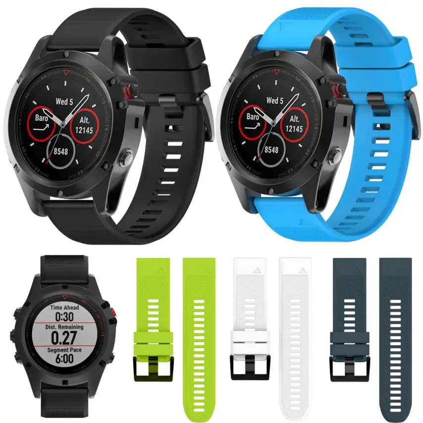 Запасной быстросъемный ремешок Del для GPS часов Garmin Fenix 5X 25 августа Прямая