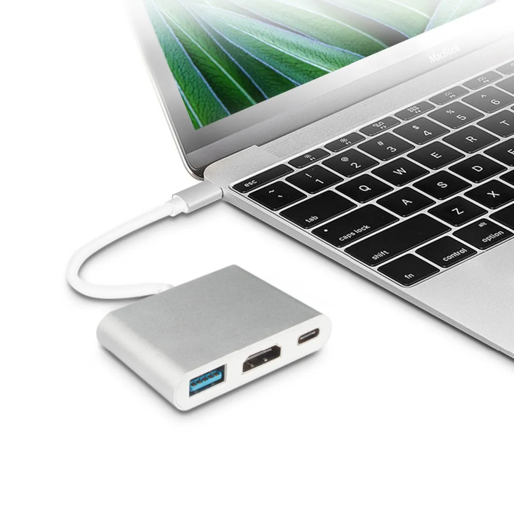Новый USB 3.0 Type C к 4K HDMI/USB 3 1/быстрое зарядное устройство с портом OTG адаптер кабель