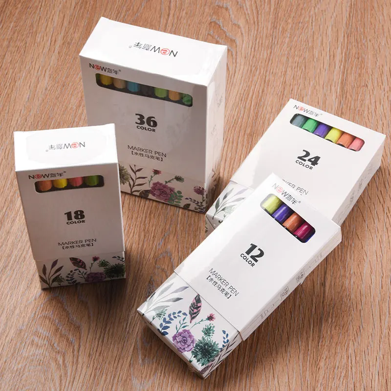 Каллиграфический набор мягких ручек кистей Маркеры цвета воды помытая ручка для