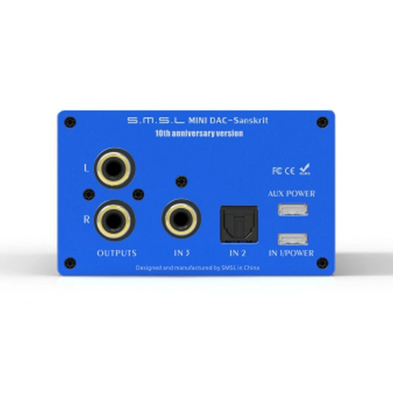 SMSL Sanskrit 10th SK10 Hifi цифровой декодер оптический коаксиальный AK4490 PCM384 DSD256 DAC
