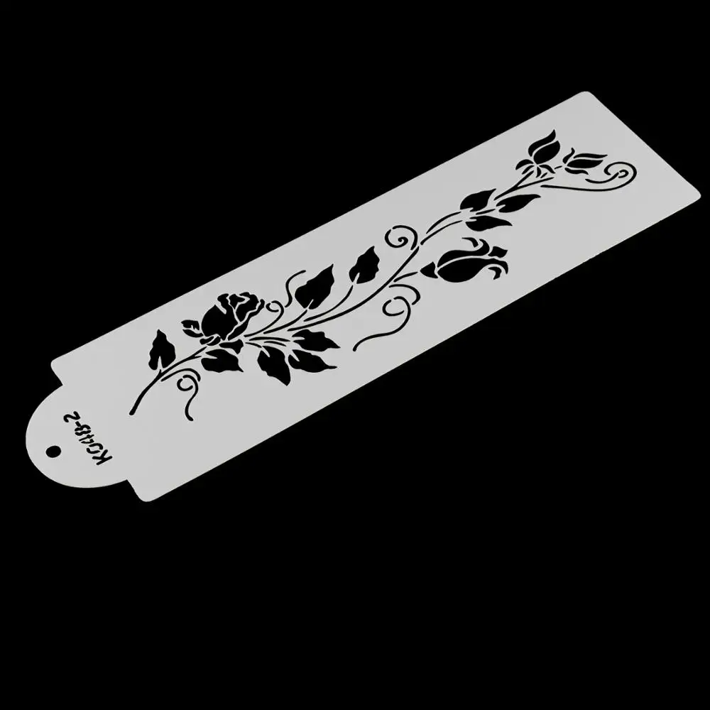 3Pc Plastic Cake Stencils rose Spray Birthday Mold Decorating Bakery Tools DIY Mould Fondant Template | Дом и сад