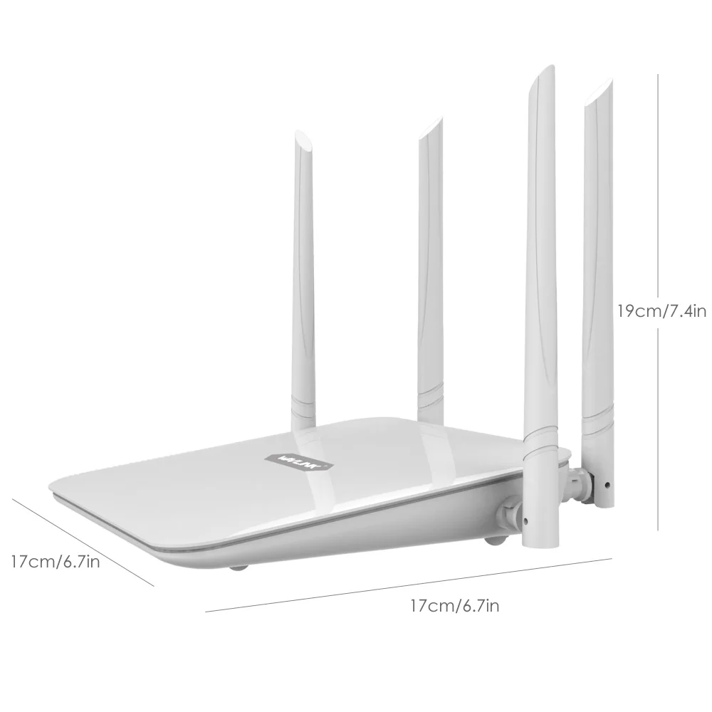 Wavlink Wi-Fi роутер AC1200 беспроводная точка доступа 5 ГГц+ 2,4 ГГц двухдиапазонный смарт-роутер длинный диапазон расширитель с 4x5dBi антенна WPS