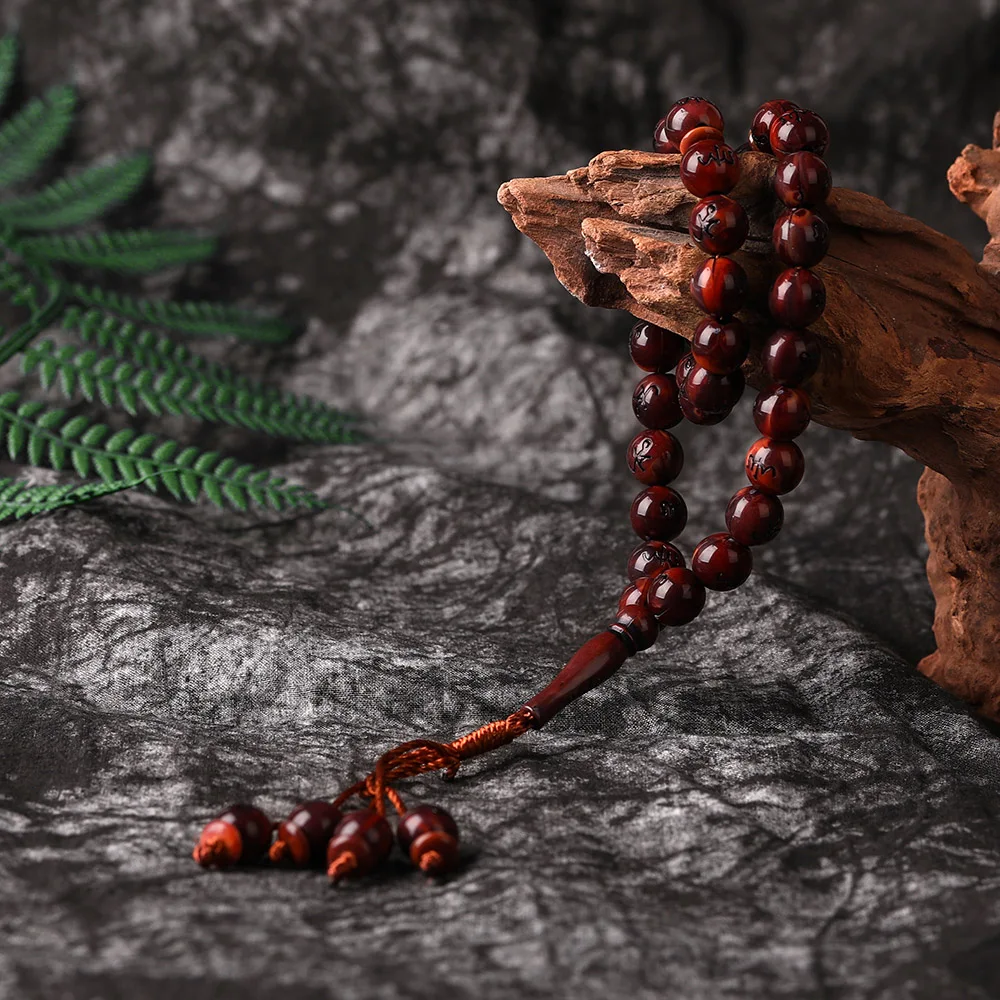 10mm 33pcs 10 мм Ближнего Востока Браслеты Tassel Pendant 33 четки исламский мусульманский тасбих Аллах Мохаммеда четки оптом по низкой цене для Для женщин Для мужчин - Окраска металла: 10mm 33pcs