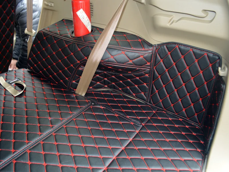 High quality! Special car trunk mats for Toyota Kluger 7 seats 2014-2009 waterproof boot carpets cargo liner Free shipping |