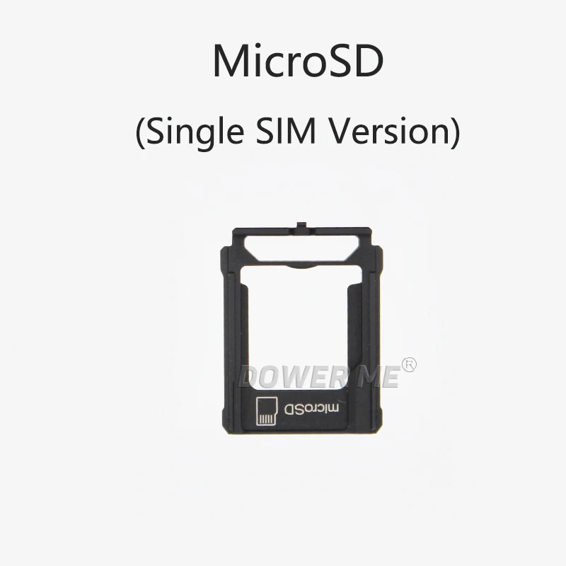 Dower Me SIM MicroSD SD Держатель для карт-ридера sim-лоток слот для sony Xperia XZ Premium XZP G8142 G8141 - Цвет: MicroSD
