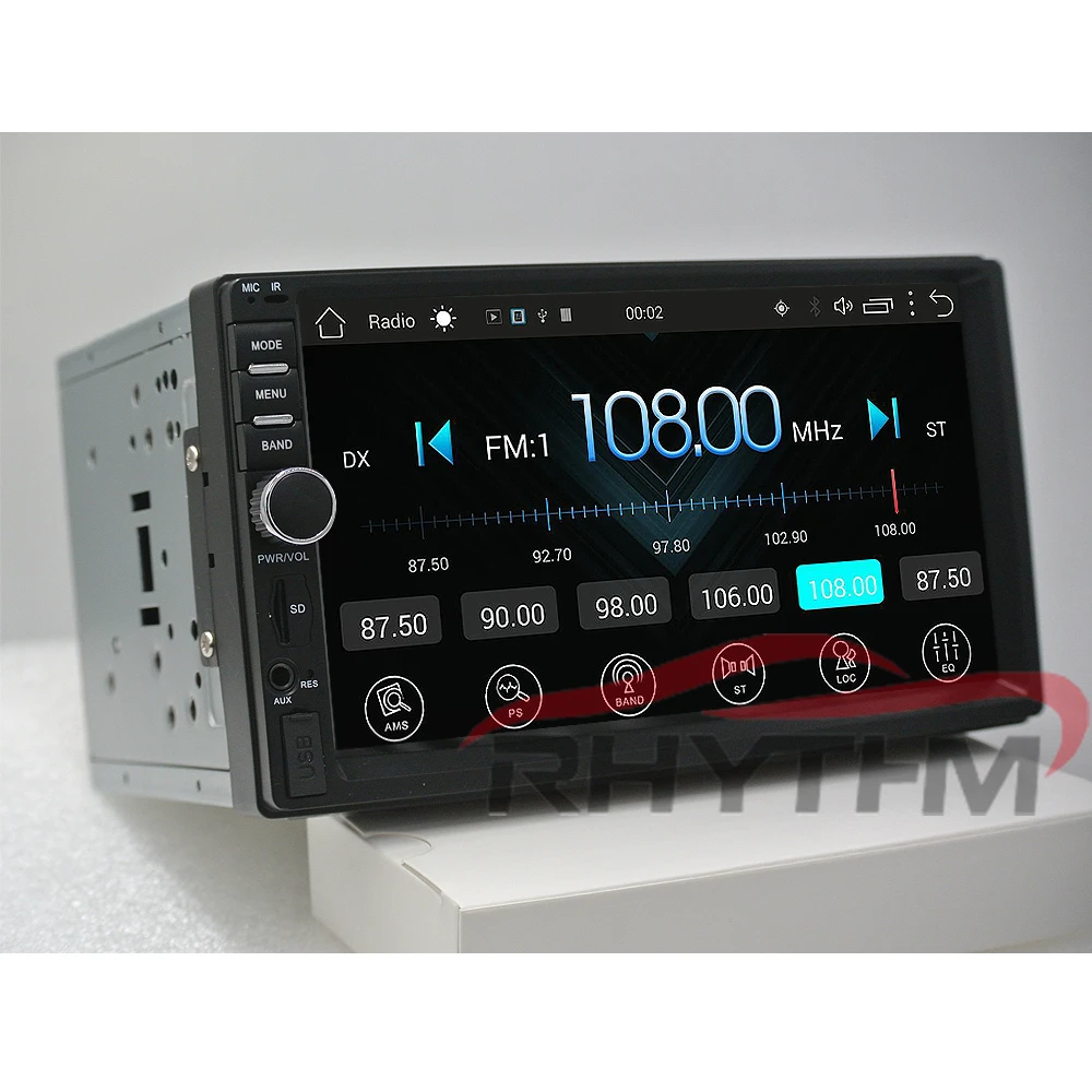 2din android автомобильный Радио Авто bluetooth двойной din мультимедиа универсальный gps wifi FM AM 1024*600 dab для Nissan Toyota Volkswage SW