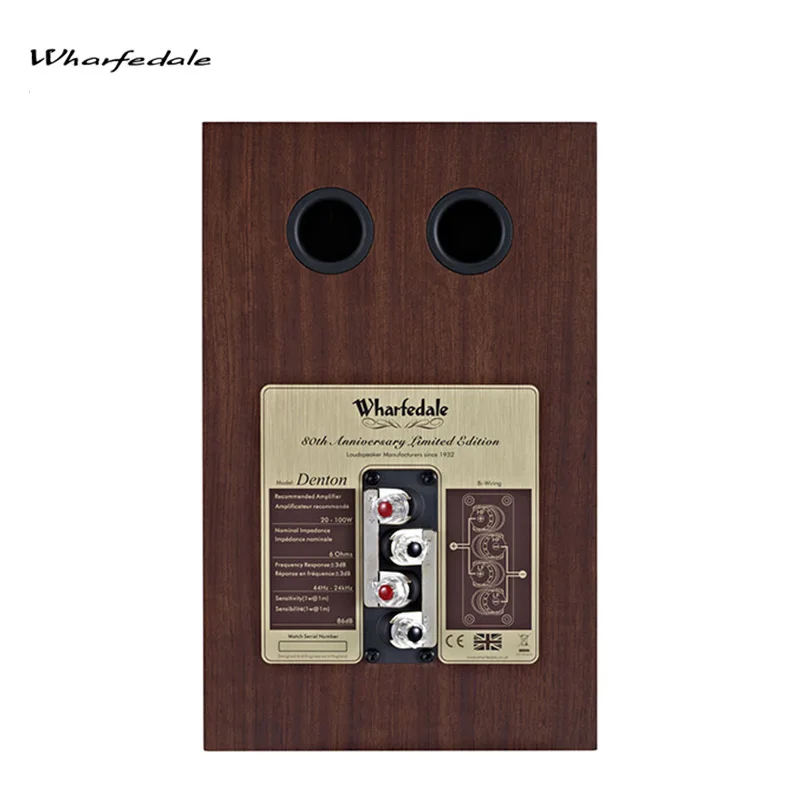 Wharfedale Denton 80th юбилей классический деревянный HIFI книжная полка динамик громкий