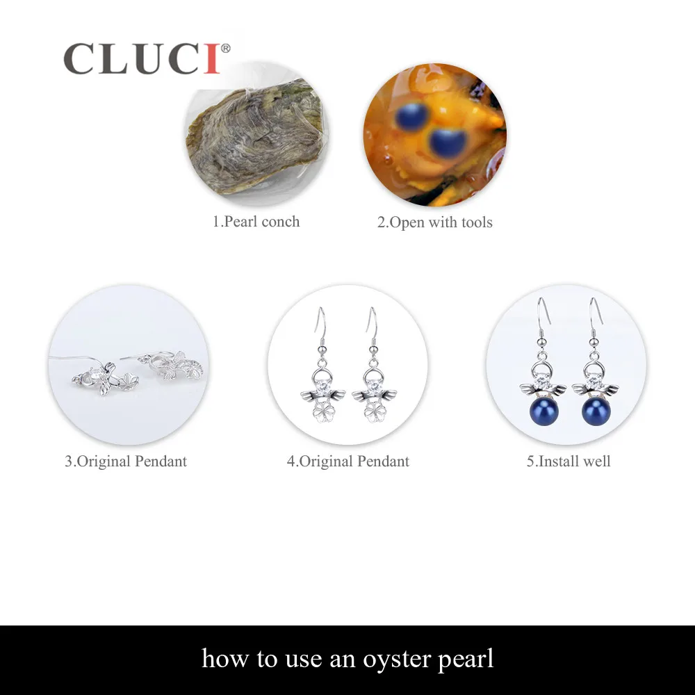 CLUCI 50 шт Akoya 6-7 мм культивированный жемчужный высококачественный Твинс жемчуг в устрицы акойя культивированный устрицы с жемчугом