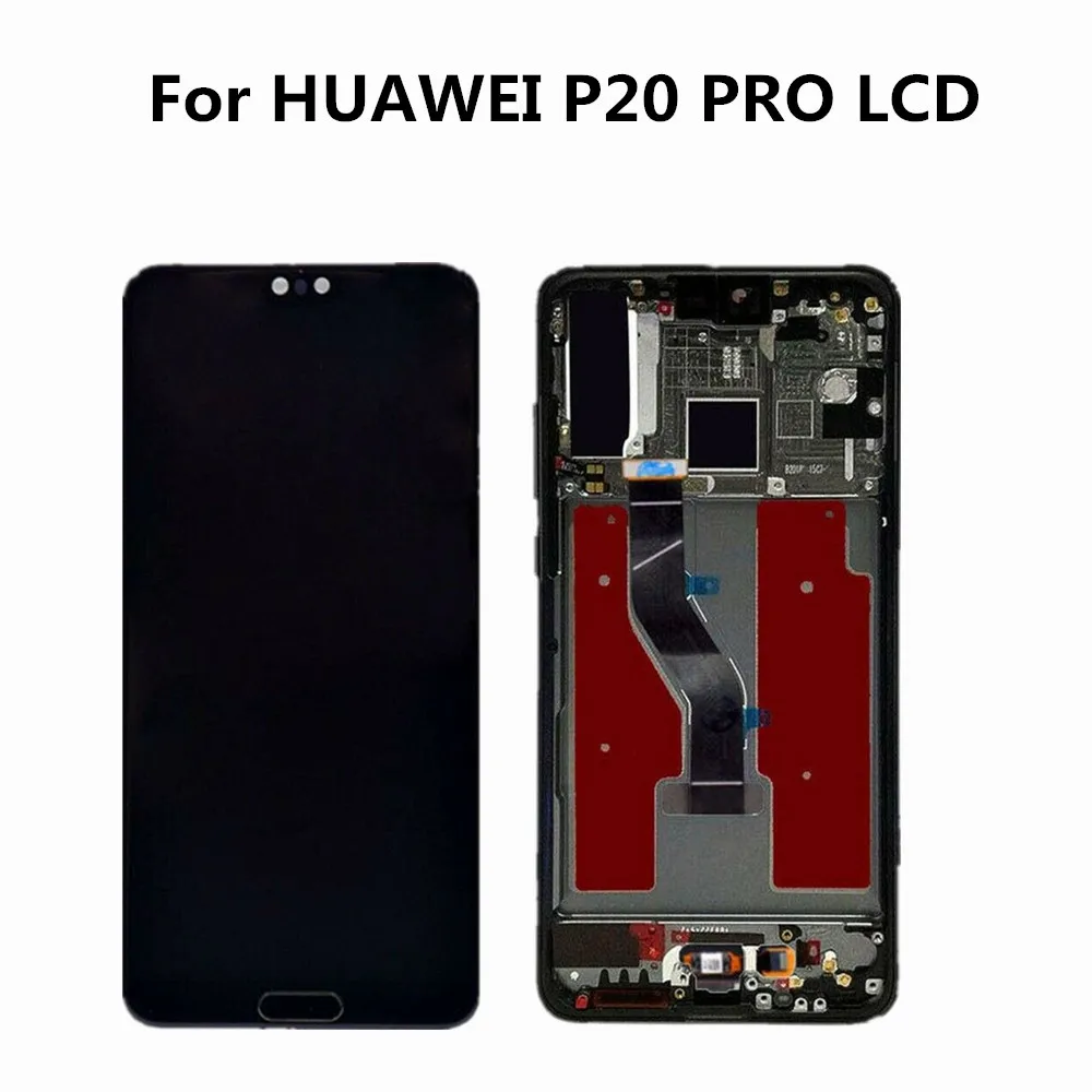 Оригинальный 6 1 &quotЖК-дисплей huawei P20 Pro ЖК-дисплей с рамкой сенсорный дигитайзер