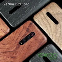 for xiaomi 9t 9t pro k30k20 k20 pro mi 10 pro poco f3 walnut enony bamboo wood rosewood mahogany wooden back case cover