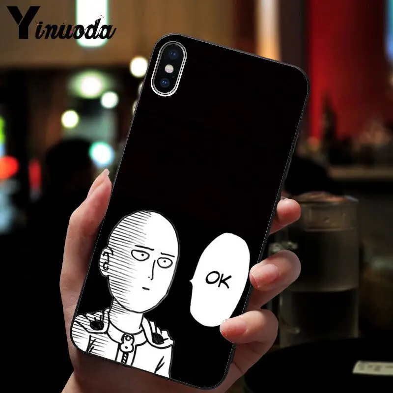 11pro MAX Bleach One Punch Man DIY Окрашенные аксессуары для телефонов чехол iPhone 8 7 6 6S Plus X XS 5 5S SE