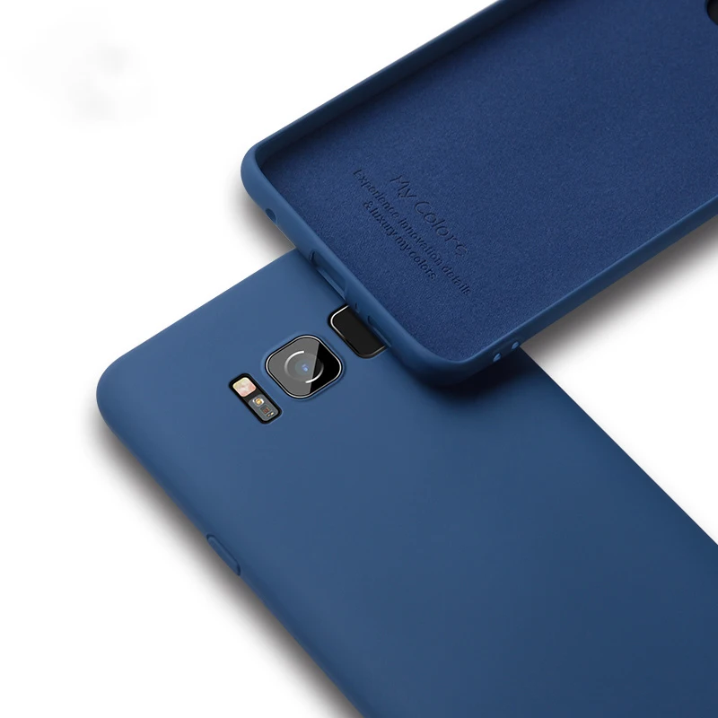 Официальный чехол FCOWB для samsung s9 из жидкого силикона роскошный брендовый телефона