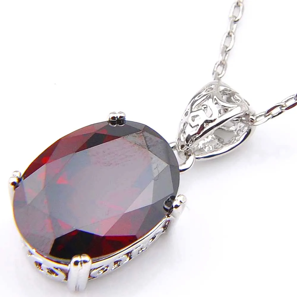 Подвески Luckyshine модные ювелирные украшения овальные розовые и белые подвески из