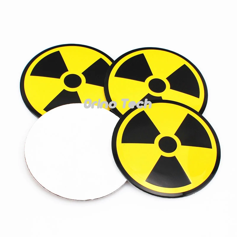 4 шт. 56.5 мм ядерного оружия колеса автомобиля центр Стикеры Обложка для Toyota nissan Mazda