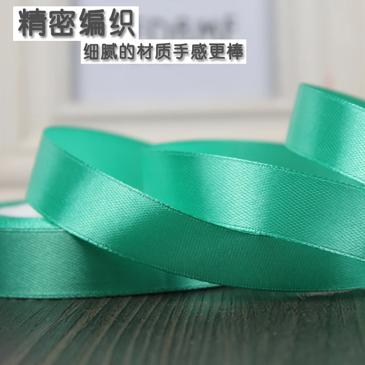 Dark green 5/8''15mm 25 Yards Silk Satin Ribbon Wedding decorative ribbons gift wrap Christmas DIY handmade materials 22 merter images - 6