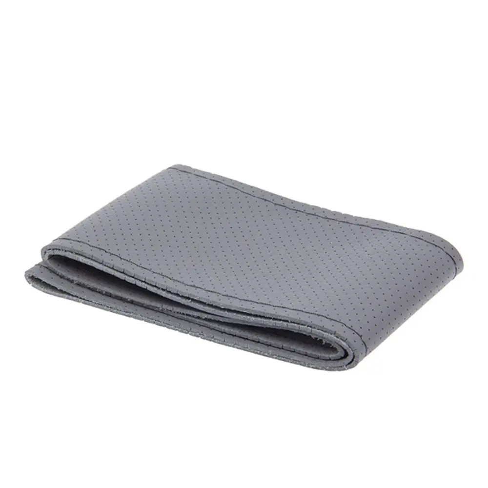 COGEEK DIY крышка рулевого колеса автомобиля с иглами и нитью искусственный кожаный