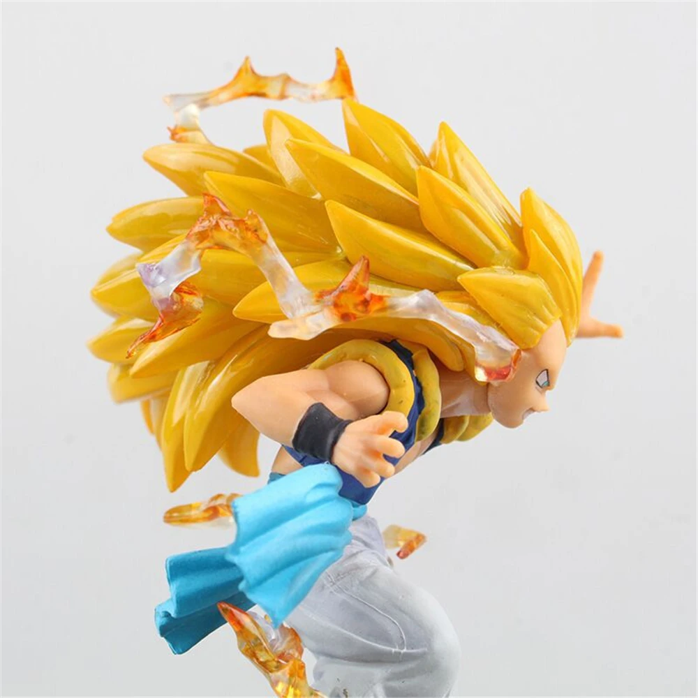 Whssxz Dragon Ball Z Супер Saiyan 3 Gotenks 16 см аниме ПВХ фигурку Коллекция Модель Игрушечные