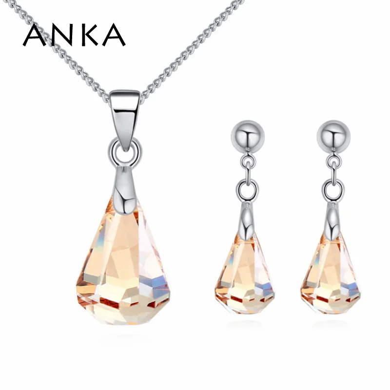 Анка абсолютно Вечная любовь кулон и серьги Ювелирные наборы для женщин вечерние