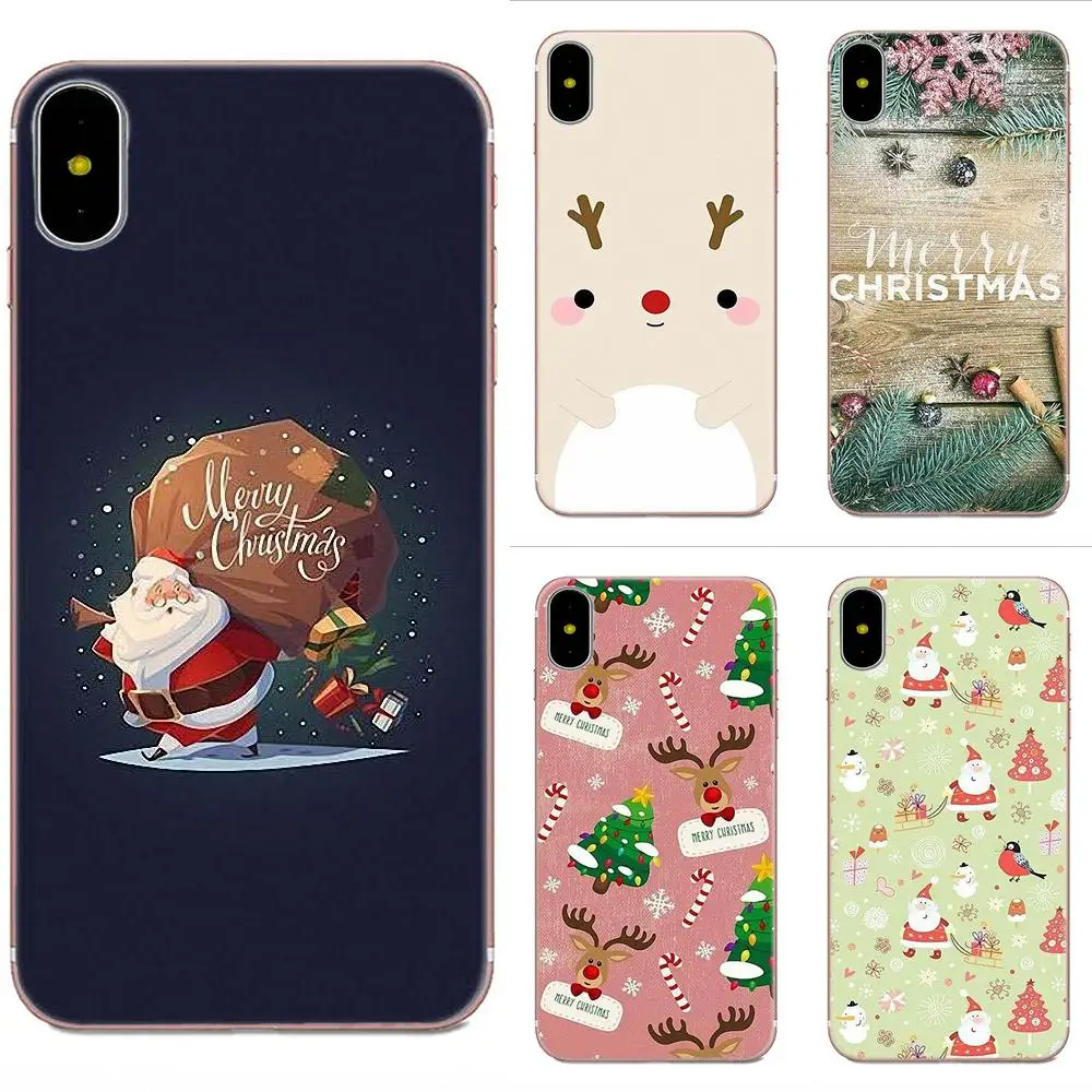 Подарки на Новый год Рождество для htc 530 626 628 630 816 820 один A9 M7 M8 M9 M10 E9 плюс U11 Moto G G2 G3 G4