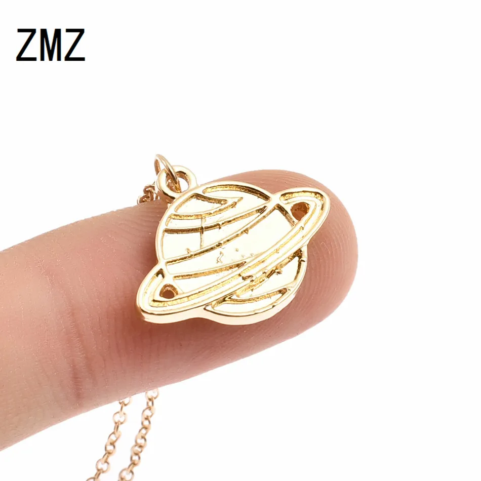 ZMZ 10pcs/lot 2018 Europe/US fashion planet pendant cute astronomy universe necklace gift for mom/friend party jewelry | Украшения и