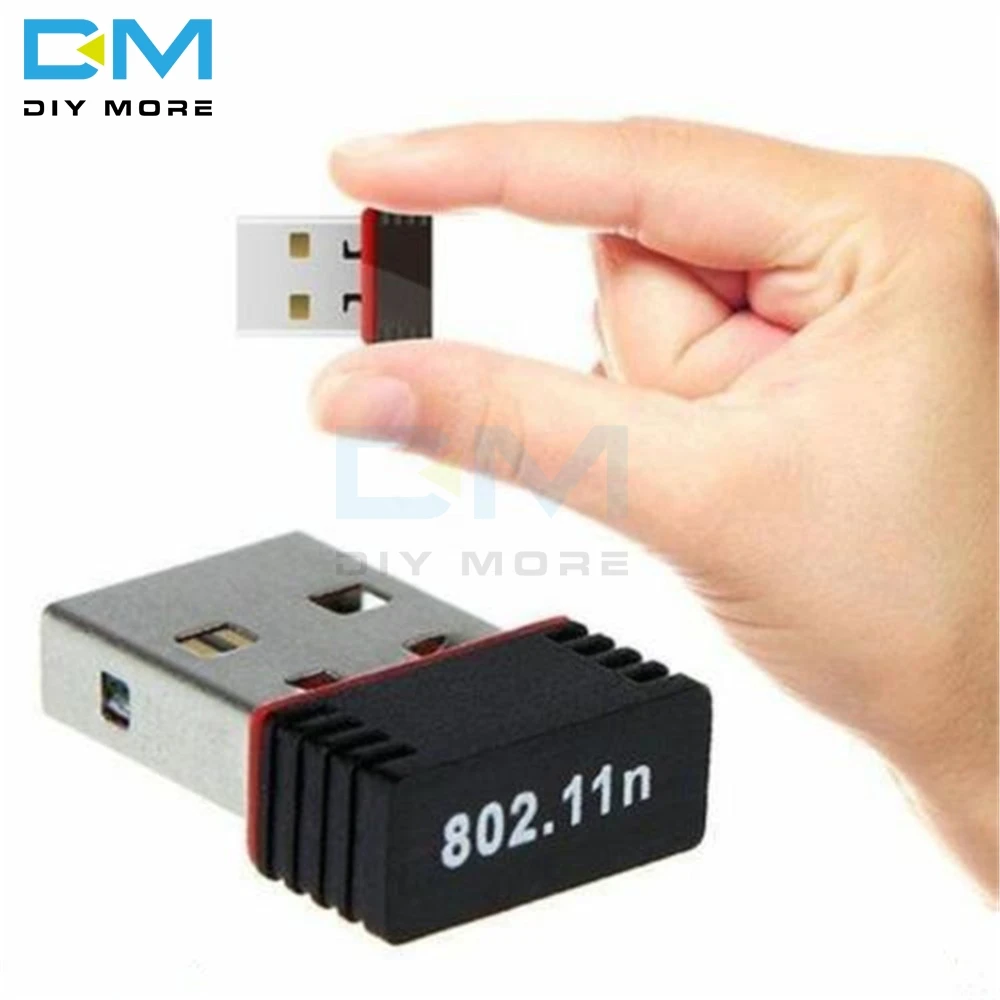 Беспроводной мини адаптер USB 150 Мбит/с Wi Fi 802.11b/G/N 2 4 M сетевая Lan Карта светодиодный