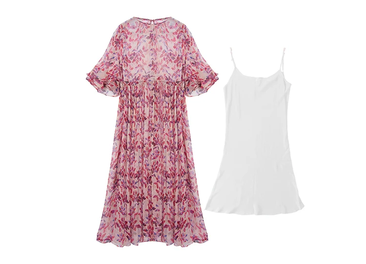 Шелковая Женская ткань CISULI искусственная шелковая с цветочным принтом для