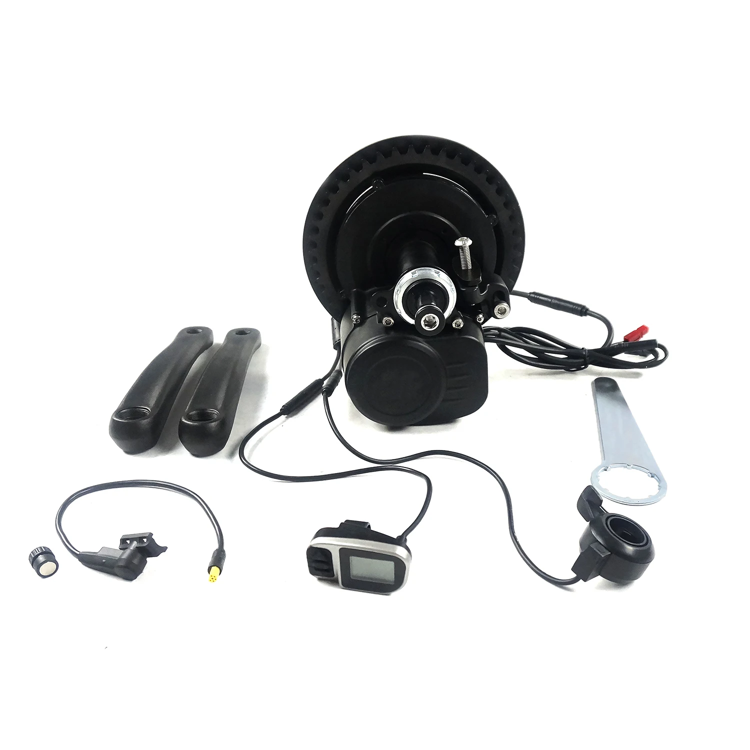 TSDZ 2 Tongsheng 36V 250W 350W 48V 500W VLCD6 крутящий момент Сенсор средней длины с центральным приводом мотор для электрического велосипеда для е-байка Conversion Kit