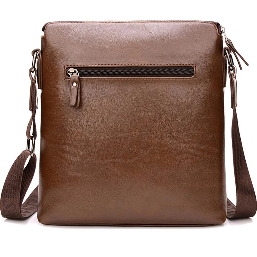 men shoulder bag  pu leather messenger bag man briefcase Antifreeze crossbody bags for male bussiness office bags