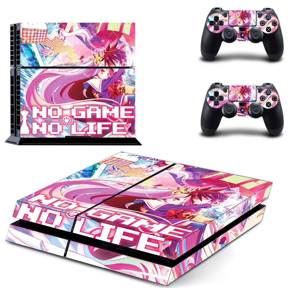 Аниме милое платье без рукавов для девочек игры нет жизни PS4 кожи Стикеры