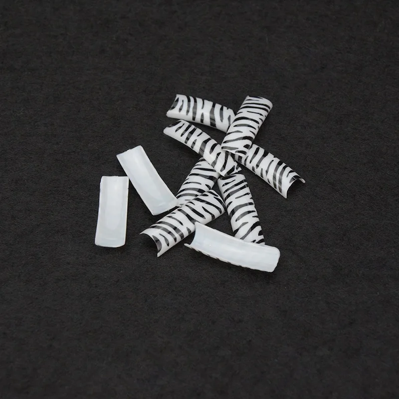 100pcs Zebra 1 шт. отодвигатель кутикулы из нержавеющей стали для УФ-гель для удаления лака двухсторонний палец толчок для сухой кожи резак маникюрные инструменты - Цвет: 100pcs Zebra