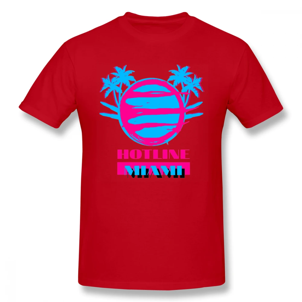 Hotline Miami Vice T-shirt For Men Plus Size 5XL Group Tee | Мужская одежда