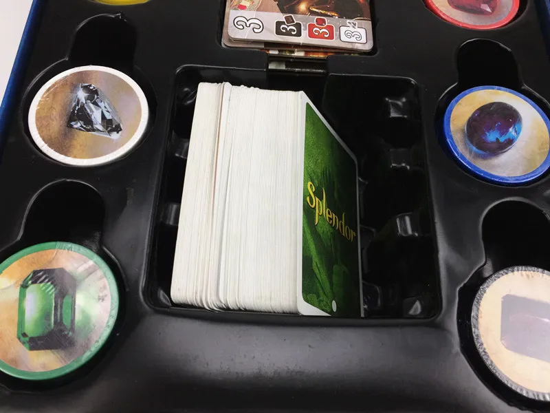 Splendor настольная игра Пасьянс драгоценный камень торговый город версия Базовая