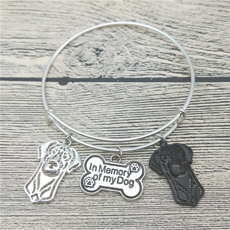 Trendy New Doberman Pinscher Bangles Cute Dog Bracelets Fashion Animal Pet Jewellery | Украшения и аксессуары