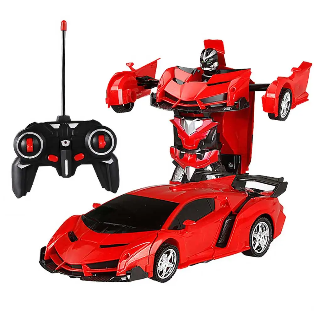 2 in1 RC автомобиль трансформации робот модели автомобиля дистанционного