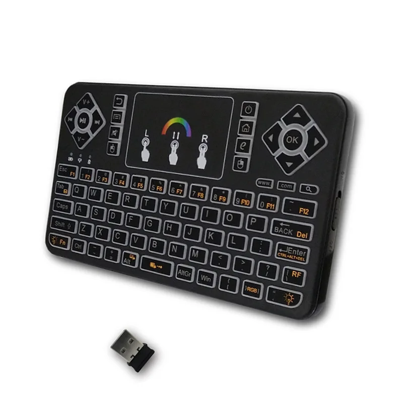 3 шт./лот Q9 RF беспроводная клавиатура 2 4G Air Mouse комбинированный ручной пульт