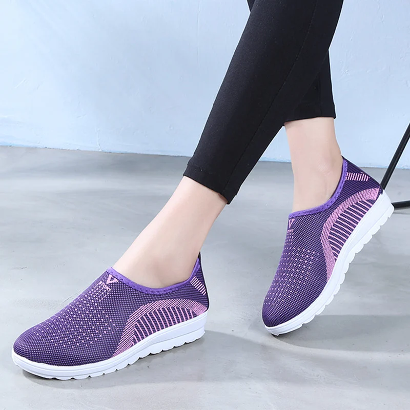 Женские лоферы Сезон лето Массажная обувь с закрытым носком Женская из