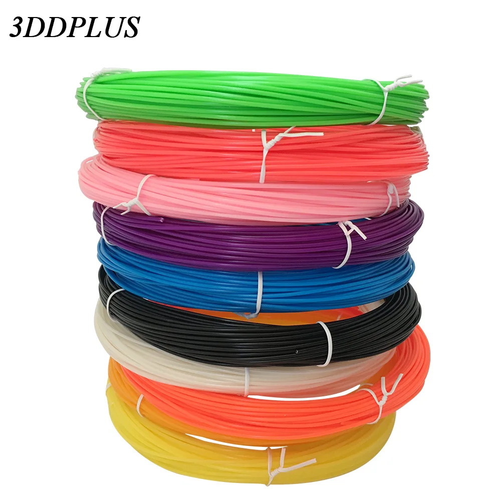 3DDPLUS 20 цветов или 10 цветов/набор нить для 3d ручки ABS/PLA 1 75 мм материал печати на