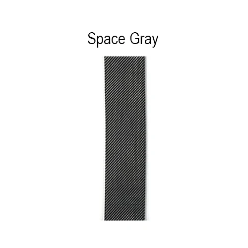 Space Gray Миланская петля, ремешок для Apple Watch, серия 4, 44 мм, 40 мм, высококачественный браслет из нержавеющей стали, ремешок для Apple watch 3, 42/38 мм - Цвет: Space Gray